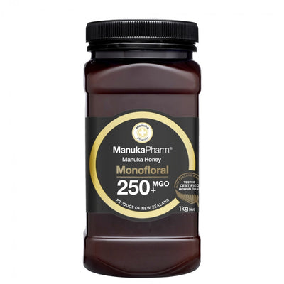 MGO 250+ NZ Monofloral Mānuka Honey 1kg