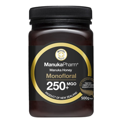 MGO 250+ NZ Monofloral Mānuka Honey 500g